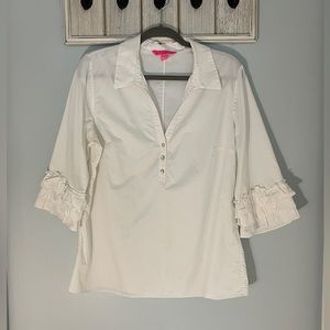 Lilly Pulitzer white blouse